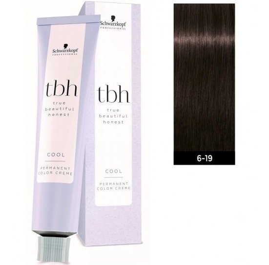 Перманентна крем-фарба для волосся TBH 60 мл 6-19 Cфото