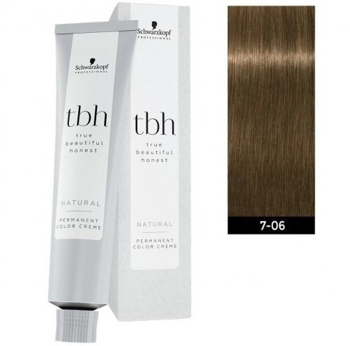 Перманентна крем-фарба для волосся TBH 60 мл 7-06 Nфото1