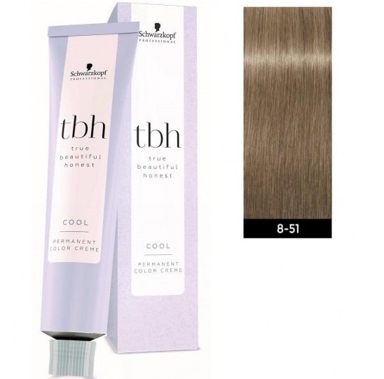 Перманентна крем-фарба для волосся TBH 60 мл 8-51 Cфото1