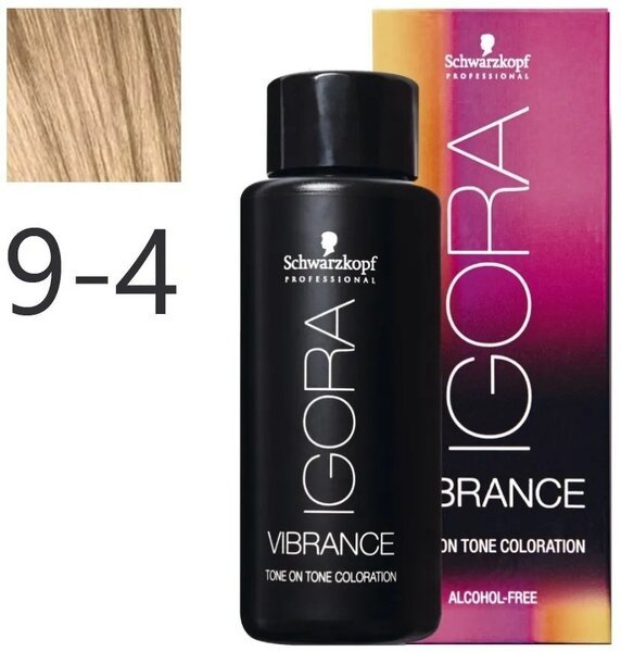 Photos - Hair Dye Schwarzkopf Дуже світлий бежевий блонд Фарба для волосся Igora Vibrance 60 мл 9-4 7702 