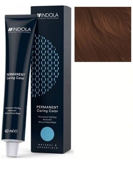 Русий мідний золотистий Перманентна крем-фарба для волосся INDOLA Permanent Caring Color 60 мл 6.43фото1