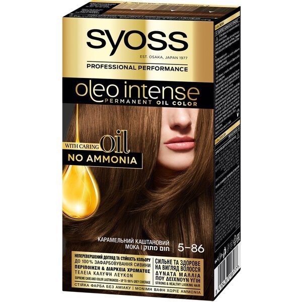 

Устойчивая крем-краска SYOSS Oleo Intense 5-86 Карамельный каштановый 115мл