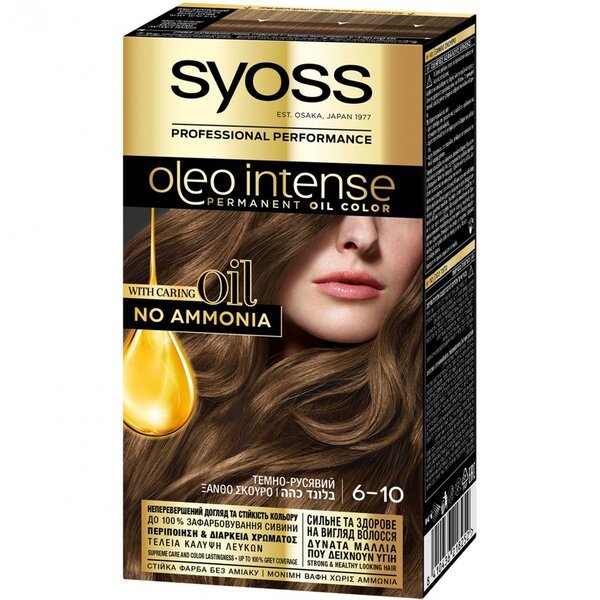 

Устойчивая крем-краска SYOSS Oleo Intense 6-10 Темно-русый 115мл