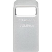 Накопитель USB 3.2 Kingston 128GB Gen1 DT Micro R200MB/s Metal (DTMC3G2/128GB)