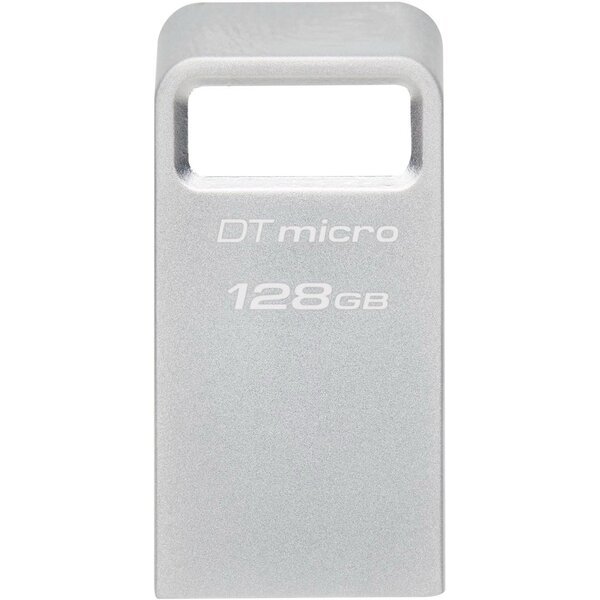 Акція на Накопитель USB 3.2 Kingston 128GB Gen1 DT Micro R200MB/s Metal (DTMC3G2/128GB) від MOYO