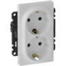 Розетка Legrand Valena LIFE Schuko 16А 250В зі шторками, White (753127)