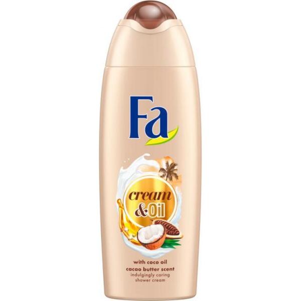 

FA Гель 250 для душа Сream&Oil с кокосовым маслом и ароматом масла какао