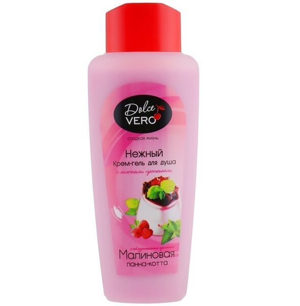 

Dolce Vero крем-гель для душа Малиновая панна-котта 330 мл