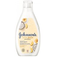 Гель для душу Johnson`s Vita-Rich Смузі з йогуртом, кокосом та екстрактом персика 750мл