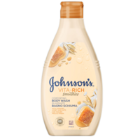 JOHNSON’S® VITA-RICH СМУЗІ гель для догляду для душу з йогуртом, вівсом та медом