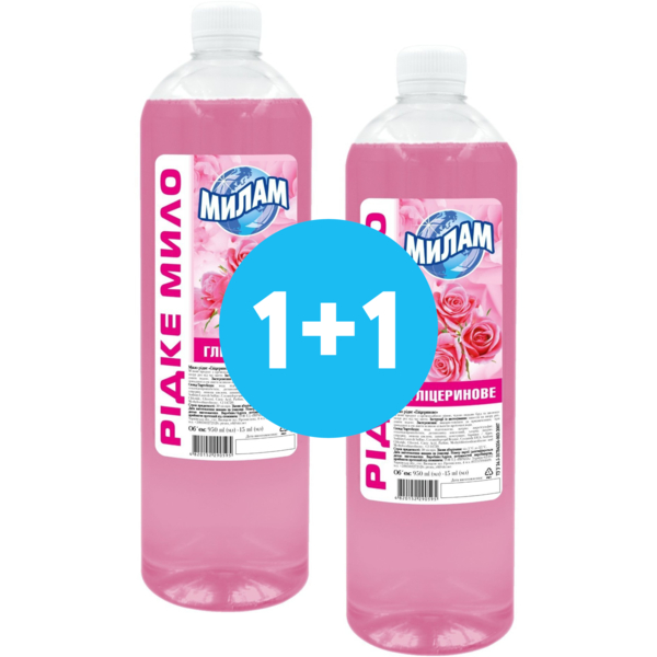 

Жидкое мыло Миллам Розовый шелк 950 мл