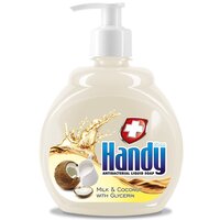 Жидкое мыло Handy Milk&Coconut Антибактериальное с глицерином 500 мл