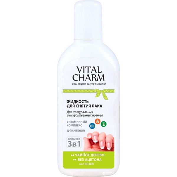 

Средство для снятия лака Vital Charm Чайное дерево 100 мл