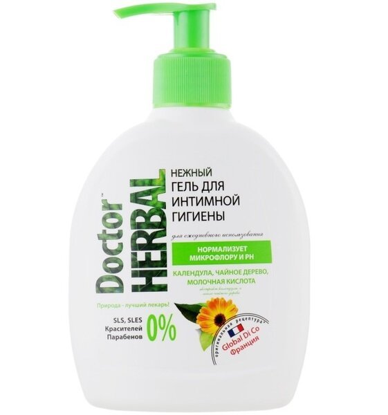 

Dr Herbal Гель для интимной гигиены "Колодки и чайное дерево" 300 мл