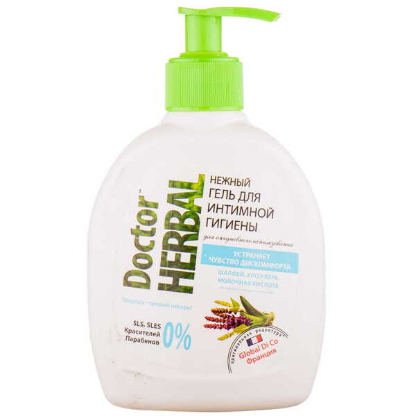 

Dr Herbal Гель для интимной гигиены "Шалфей и алоэ - вера" 300 мл
