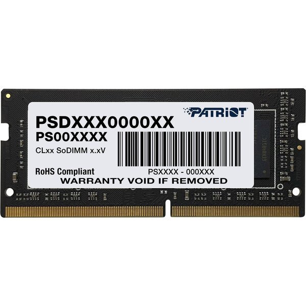 Акція на Память для ноутбука Patriot DDR4 3200 8GB SO-DIMM (PSD48G320081S) від MOYO
