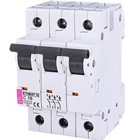 Автоматический выключатель ETI, ETIMAT 10 3p C 16А (10 kA) (2135716)