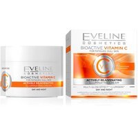 Eveline Cosmetics Активно омолаживающий крем, выравнивающий цвет лица серии биоактивный витамин с, 50 ​​мл