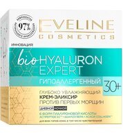 Eveline Cosmetics Гипоаллергенный глубоко увлажняющий крем-эликсир против первых морщин 30+ серии biohyaluron expert, 50
