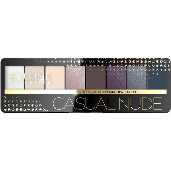 

Eveline Cosmetics Тени для век eyeshadow professional palette 04-casual nude (8 штук) 9,6 гр