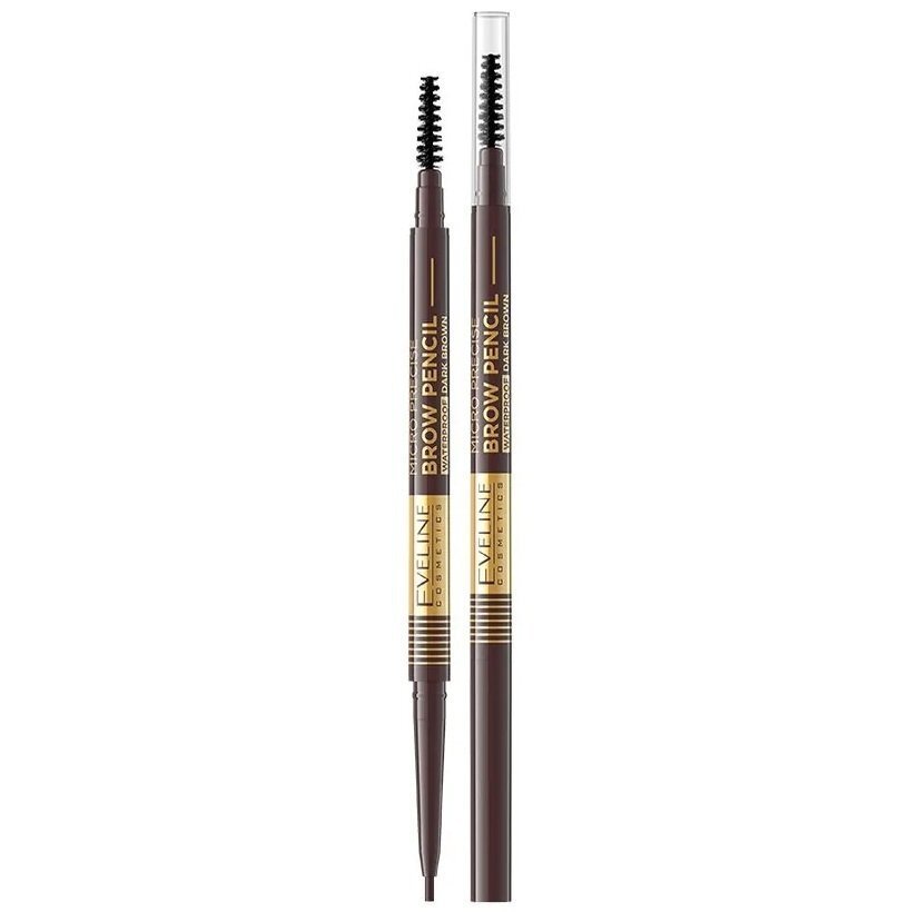 Eveline Cosmetics Водостойкий карандаш для бровей № 03 dark brown серии micro precise brow pencil фото 1