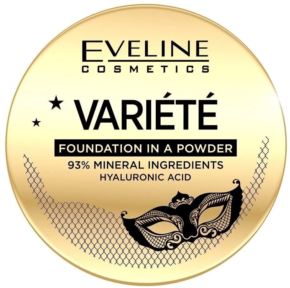 Eveline Cosmetics Минеральная компактная пудра для лица №10 ivory серии variete, 8 гр фото 