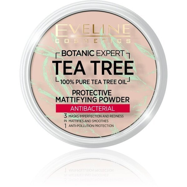 

Eveline Cosmetics Матирующая антибактериальная пудра для лица 3в1 №004 - beige серии botanic expert, 9 гр