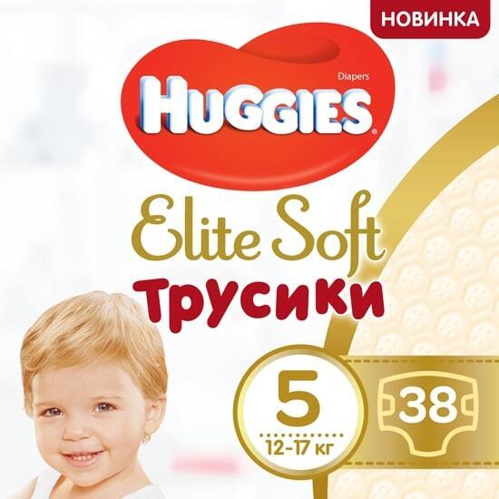 Трусики-підгузки Huggies Elite Soft Pants 5 (XL) 38 штфото1