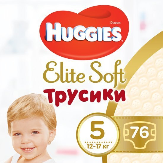 Трусики-подгузники Huggies Elite Soft Pants 5 (XL) 76 шт фото 1