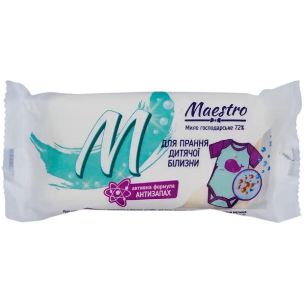 

Мыло стиральное для детского белья Maestro 125 г