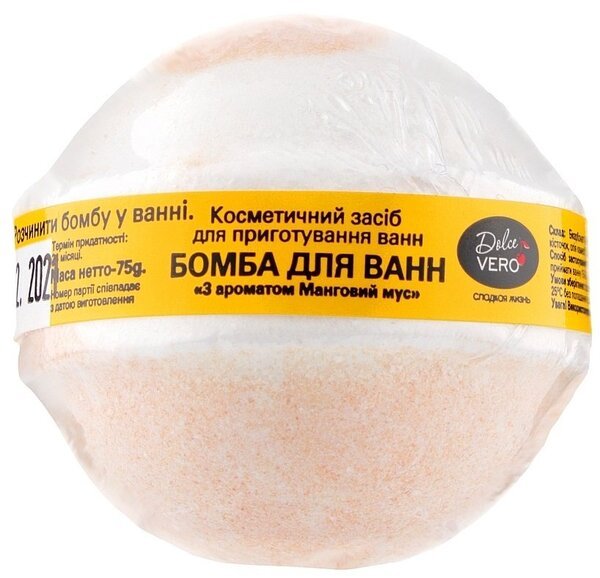 

Dolce Vero бомба для ванн Манговый мусс 75г