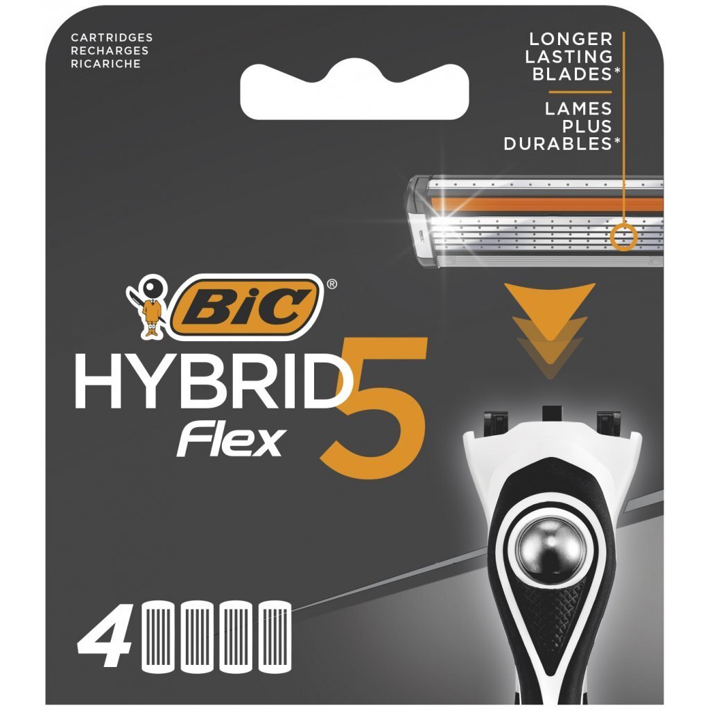 Сменные картриджи Bic Flex 5 Hybrid 4шт фото 