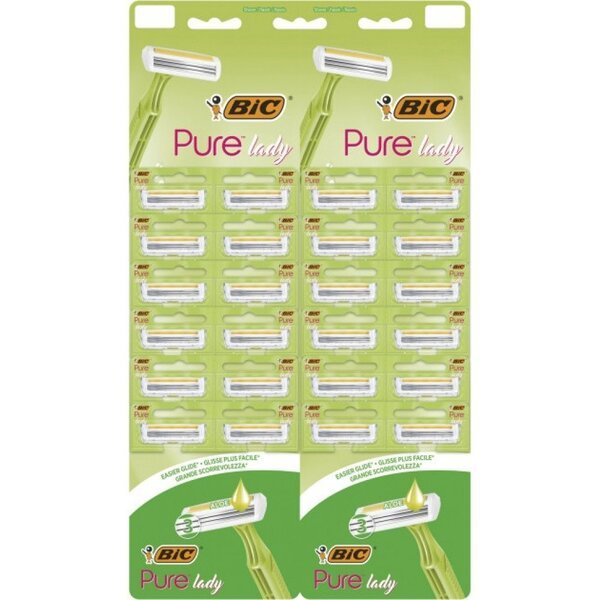 

Бритва без сменных картриджей Bic Pure 3 Lady 24шт