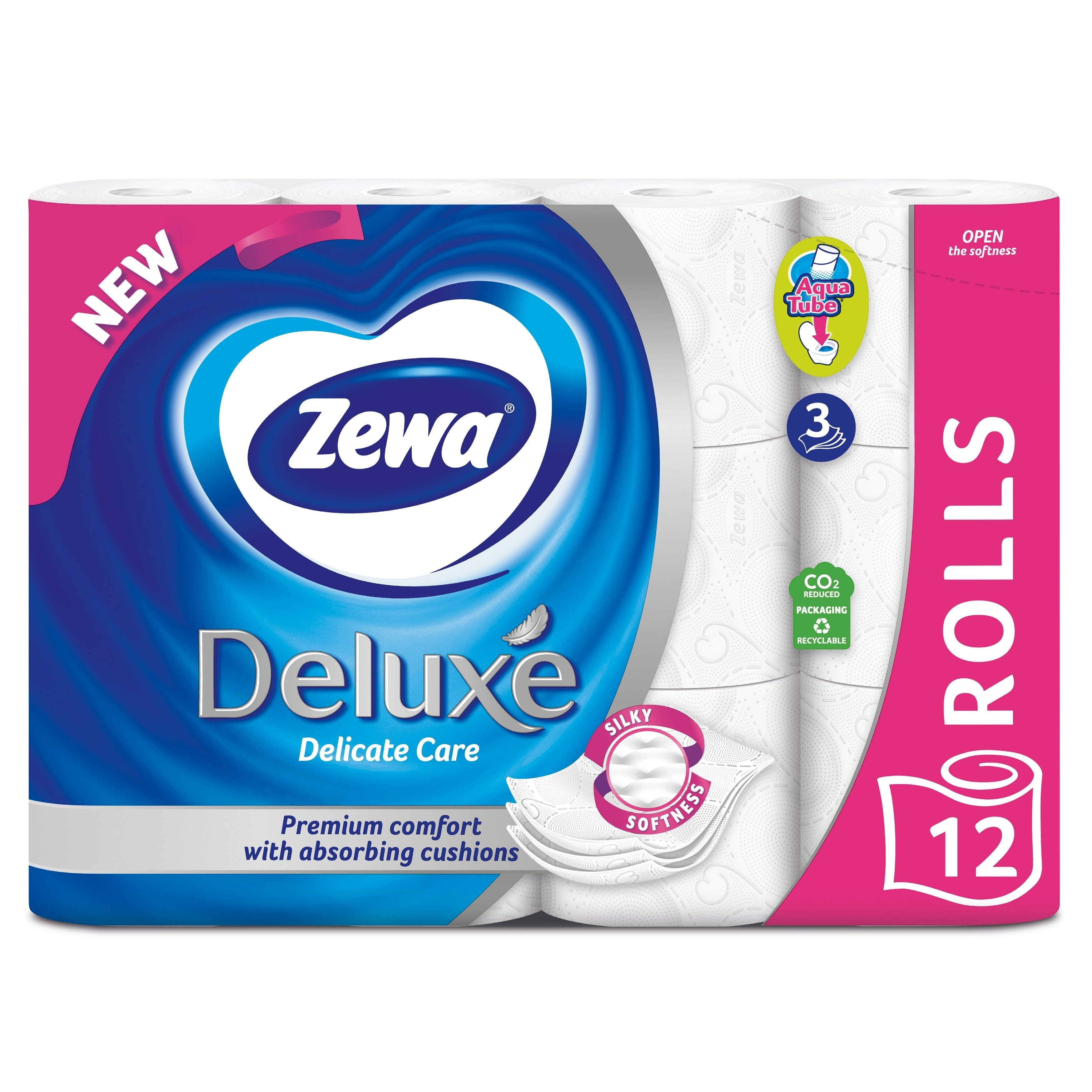 Туалетная бумага Zewa Deluxe белая 12 шт фото 1