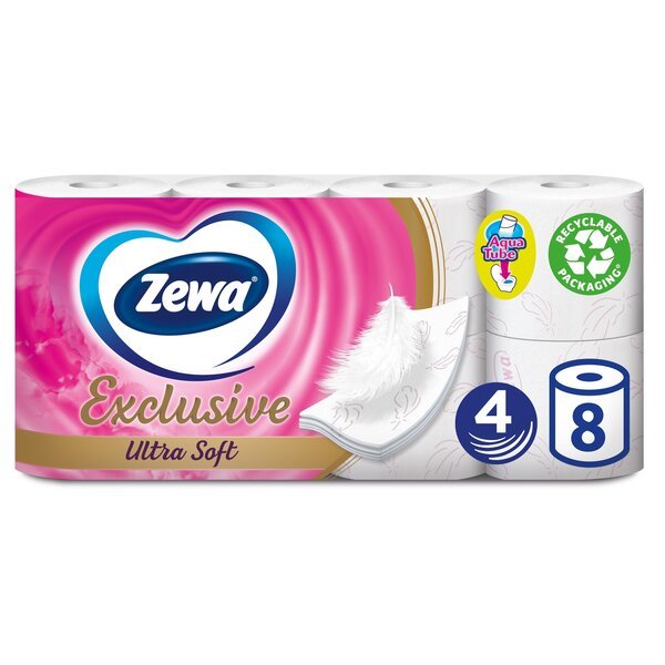 Акція на Туалетная бумага Zewa Exclusive ultra soft 8 шт від MOYO