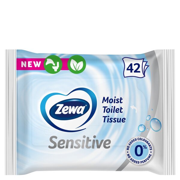 Акція на Туалетная влажная бумага Zewa Pure 42шт від MOYO
