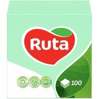 Серветки столові Ruta зелені 24*24см 100шт