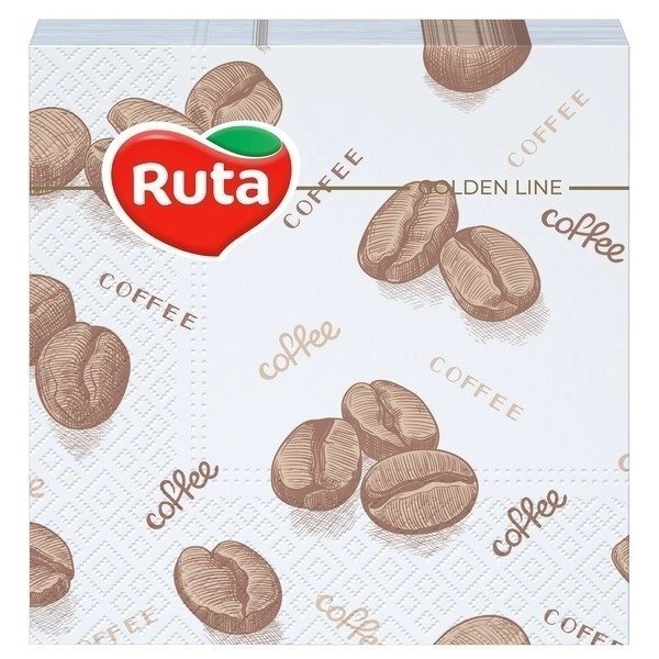 Серветки столові Ruta кава 24*24см 40штфото1