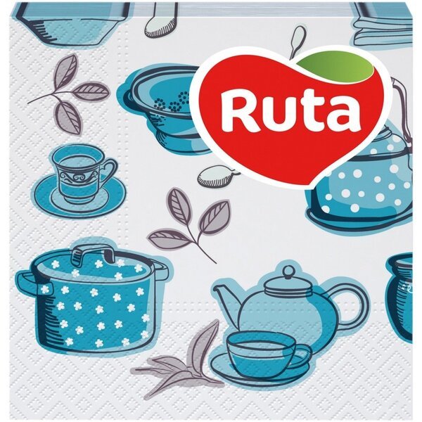 

Салфетки столовые Ruta кухня 24*24см 40шт