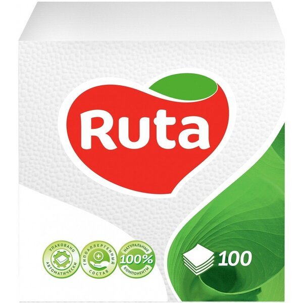 

Салфетки столовые Ruta 33*33см 100шт