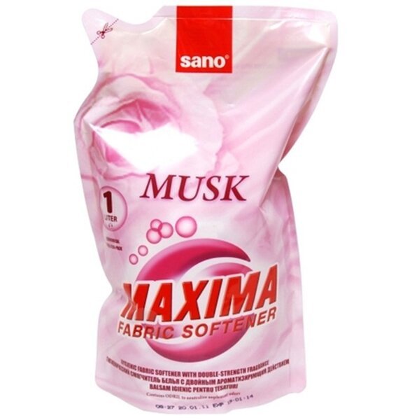 

Кондиционер для белья Sano Maxima Musk дойпак 1л