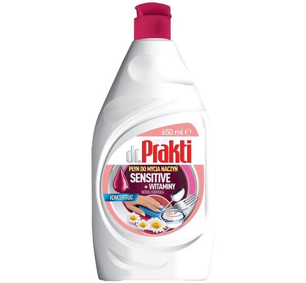 Средство для мытья посуды Dr.Prakti Sensetive+Vitaminy 650мл