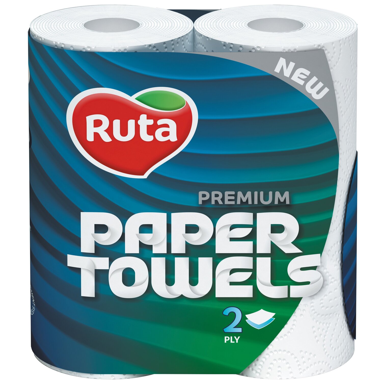 Полотенца бумажные Ruta Premium 2 слоя 2шт фото 