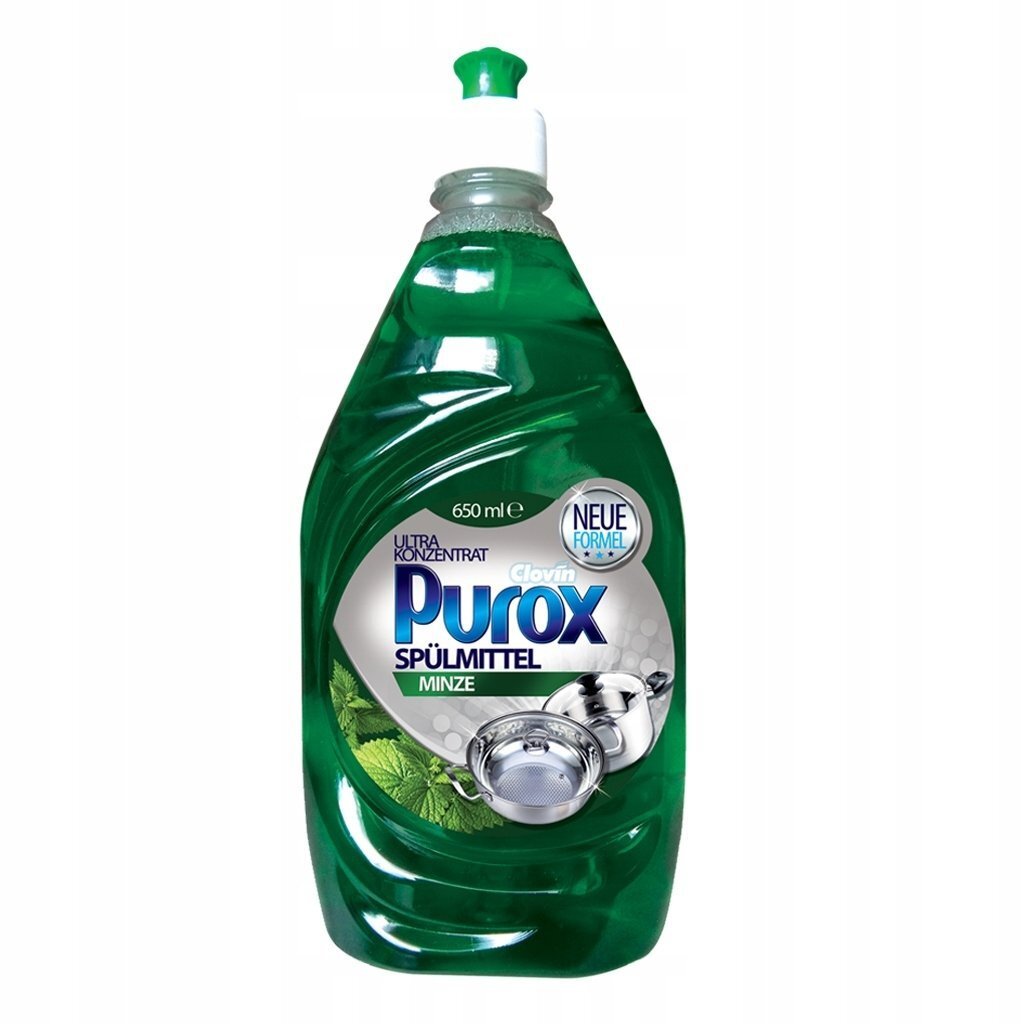 Средство для мытья посуды Purox Minze 650мл фото 1