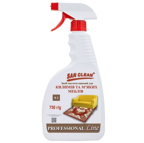 San Clean для ковров и мебели 750г распылитель