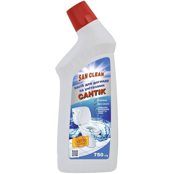 

San Clean сантик для унитазов морской 750г