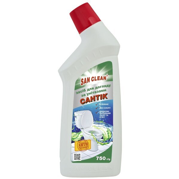 

San Clean сантик для унитазов хвоя 750г