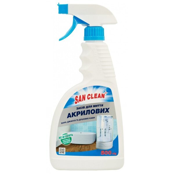 San Clean для акриловых ванн 500г распылитель