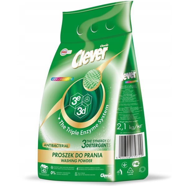 

Стиральный порошок Clever Color&White 2,1 кг