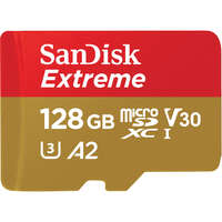 Карта пам`яті SanDisk microSDXC 128GB C10 UHS-I U3 R190/W90MB/s Extreme V30 (SDSQXAA-128G-GN6MN)